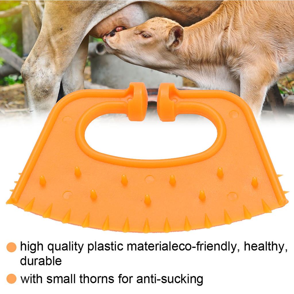 10 Pcs Plastic Thorn Anti Sucking Cow Calf Cattle Farm Feed Weaner Preventor Nose Ring Clip
