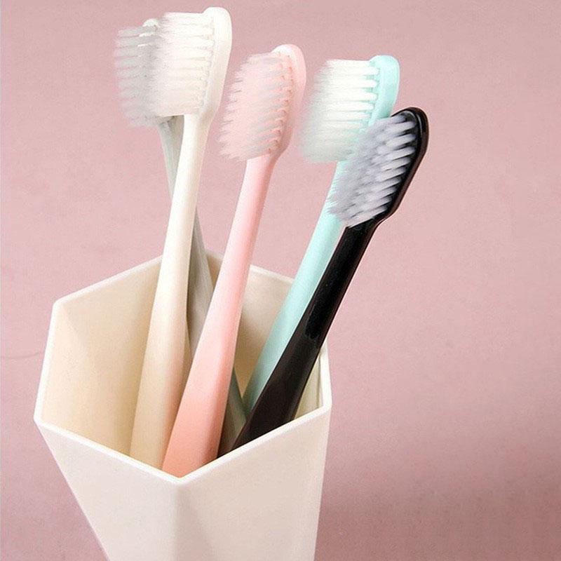 10pcs Macaron soft bristle toothbrush