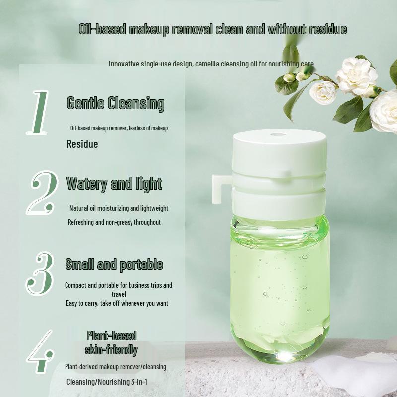 Maffick Camellia Olio Detergente Bustina | Struccante Delicato, Nutriente, Profondo