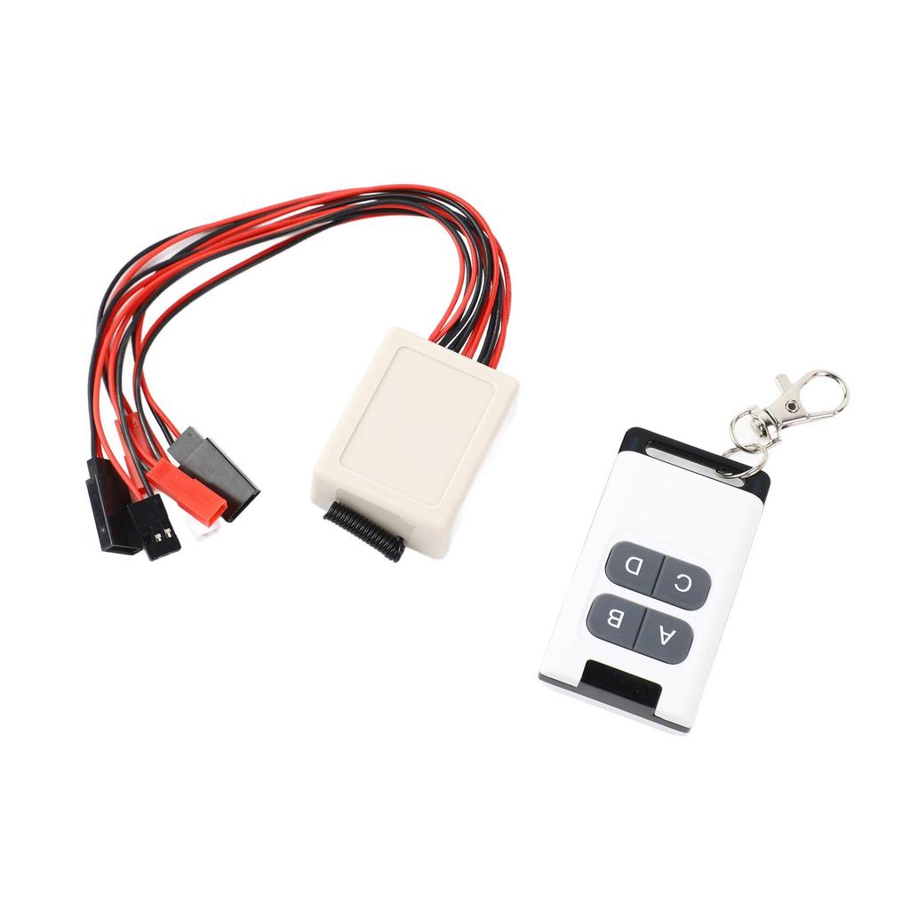 RC Model Car Winch Controller Universal Climbing Car 4 Channel Winch Light Remote Control Controller