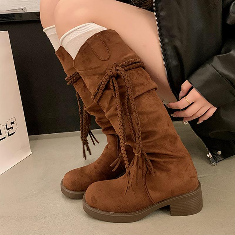 Fashion High Boots for Women Fashion Designer Heeled Shoes Elegant Woman Boots Winter 2025 New Luxury Dress Chelsea Botas Mujer Zapatos