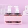 Ensemble de Bouteilles de Voyage 2/3/4-en-1 Combinaison Shampooing Gel Douche Savon pour les Mains Lotion Flacon Vide Fractionné Kit de Voyage Accessoires