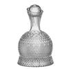 Rotating Gemstone Pattern Wine Decanter