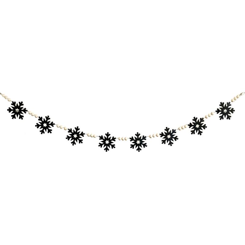 User Friendly Christmas Felt Banners Hanging Ornament for Fireplaces Window Party Decorating Reusable Holiday Hanging