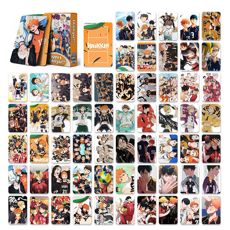 Carte Haikyuu Hinata Shoyo Kageyama Tobio Tsukishima Hotaru Personaggio Anime Collezione Carte Regali