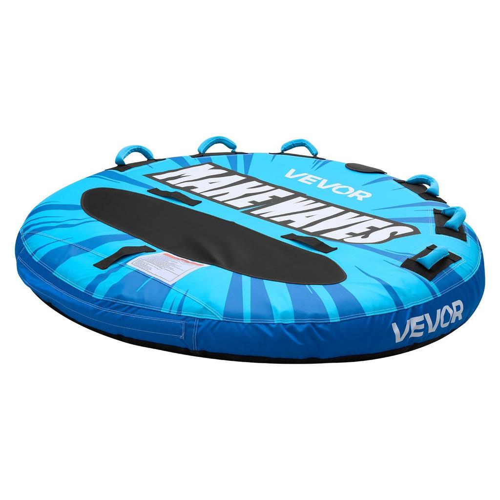 Towable Tubes for Boating, 3-Rider Inflatable Boat Tubes and Towables, 231kg Capacity Water Sport Tube for Boat To Pull - with Anti-Slip Pad, Full