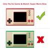 PlayVital Nintendo Game & Watch: Super Mario Bros. Silicone Protective Case and Screen Protector (Set of 2) [Clear]