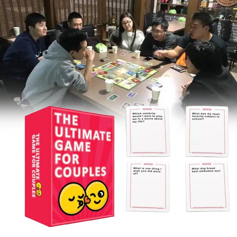 Ultimate Game The For Couples Party Board Game Cards Toy Couple Date Play Props