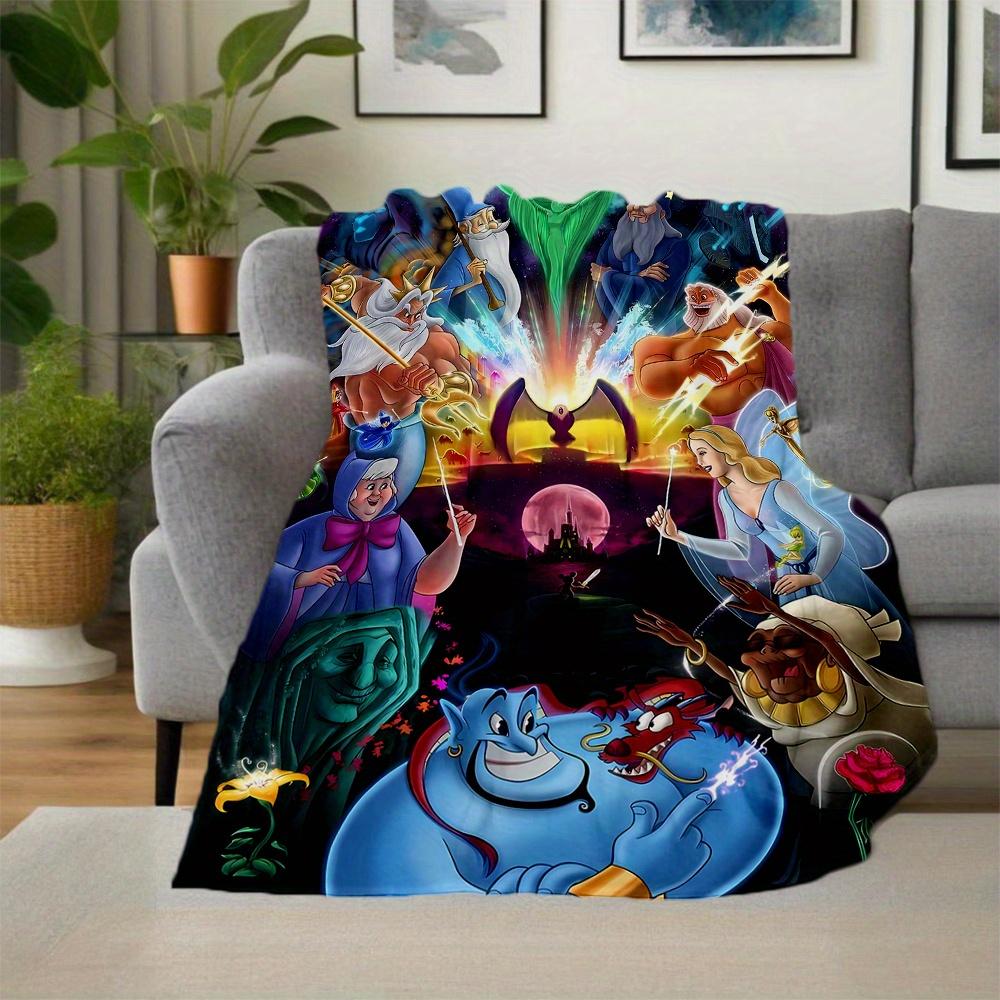 1pc, Disney Villains Evil Queen Blanket Soft Throw for Home Decor, Living Room, Travel, Camping, Car Blankets