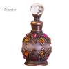 Kompakte Parfümflasche 15ML Vintage Luxus Nachfüllbare Flasche, Ätherisches Öl & Duft Glasspender Dubai Arabischer Stil Leerer Behälter für Reisen