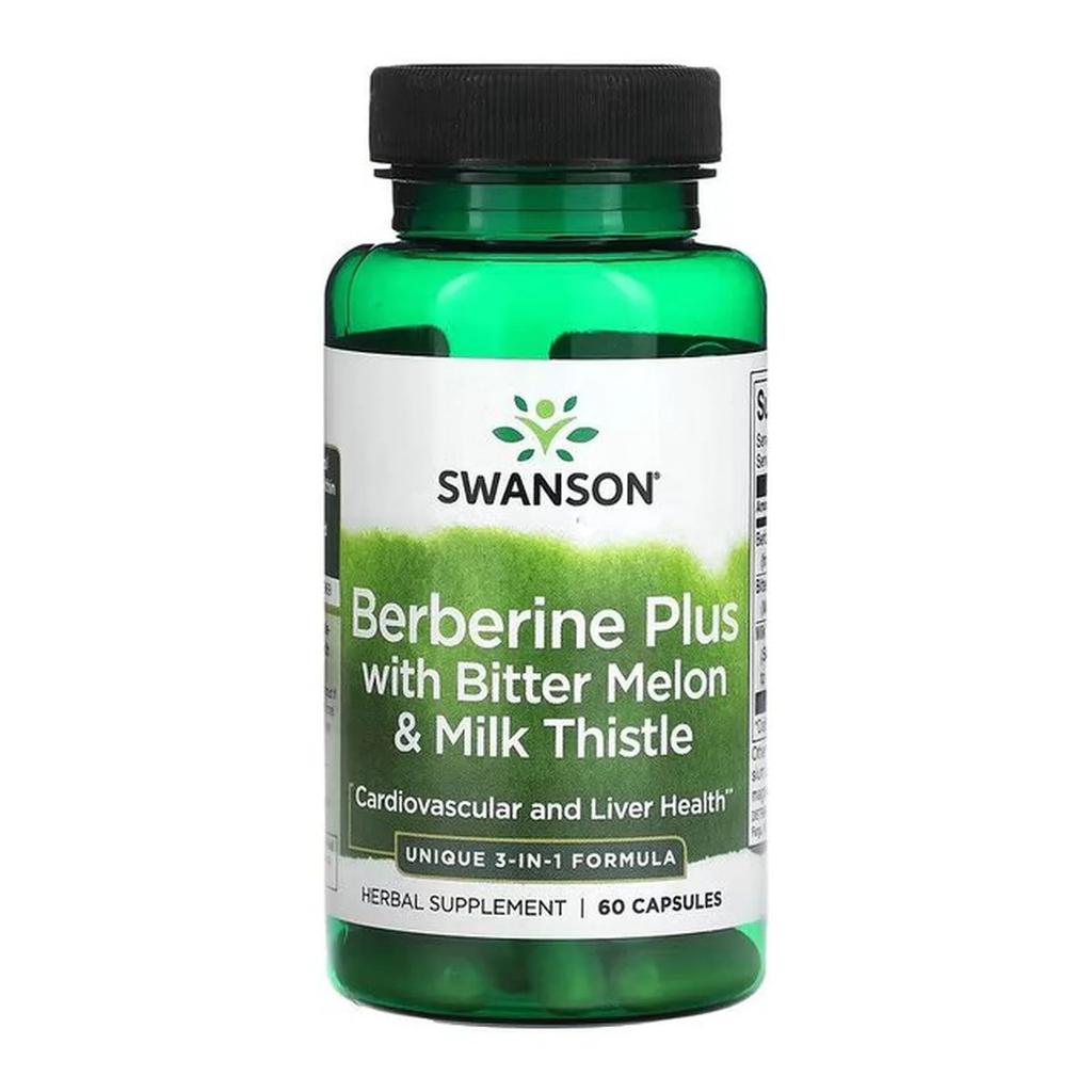 Berberine Plus with Bitter Melon & Milk Thistle - 60 caps