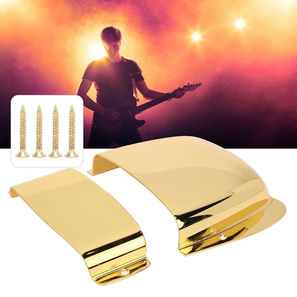 Pickup Bridge Cover Set Iron Bass Protective Cover for PB Jazz Bass Or