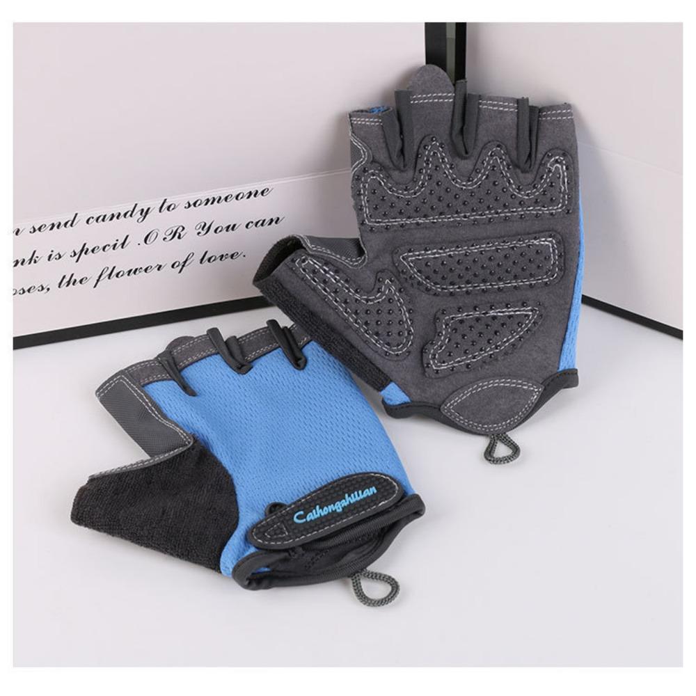 Active fitness gloves mens and womens summer thin non-slip and wear-resistant S