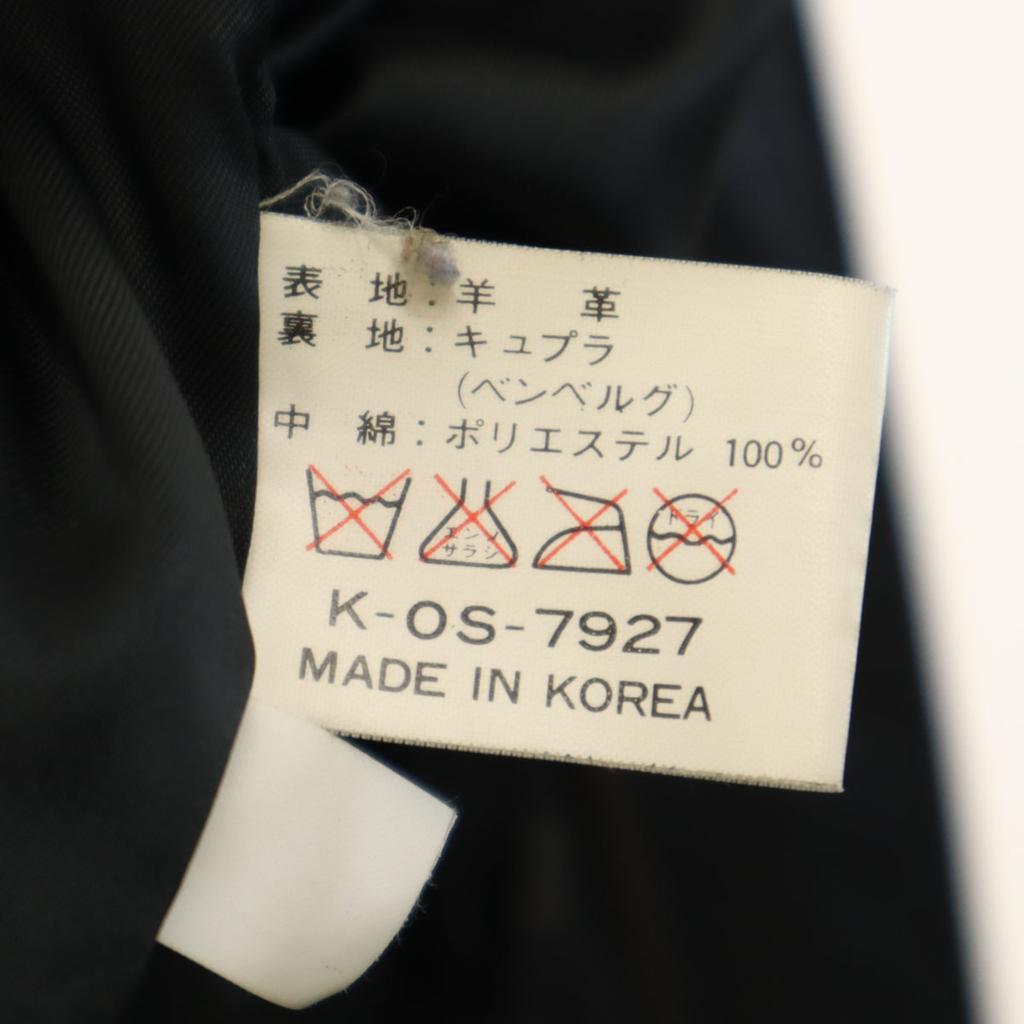 CLIENTI UOMO Leather Jacket M Black Men's Used