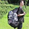 Large Capacity Footballs Storage Bag Lightweight Basketballs Mesh Bag Camping