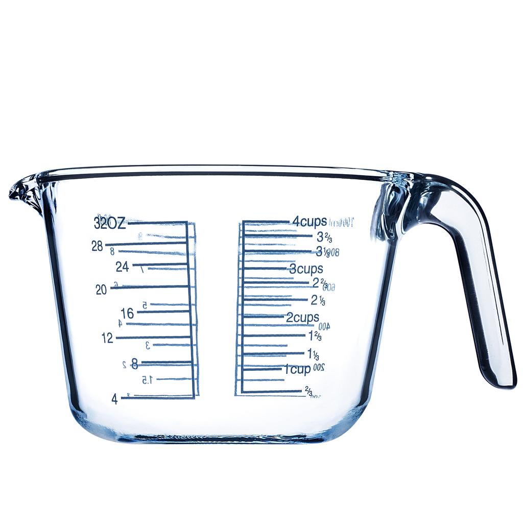 KADAX Kitchen Measuring Cup Pitcher Mug With Measuring Scale Container Glass