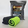 1200GSM 60*90CM Microfiber Car Drying Towel Edgeless Custom Packaging Absorbent Car Towel Twisted Quick-Dry Towel