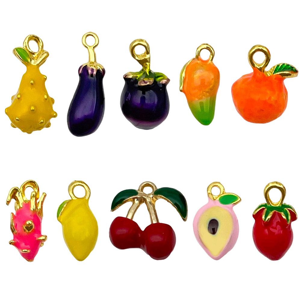 Fruit Pendant Strawberry Watermelon Pepper Corn DIY Jewelry Accessories