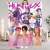 Kpop Demon Hunters Huntrix Blankets Quality Soft Warm Throw Blanket Winter Kids Couch Bed Fluffy Bedspread