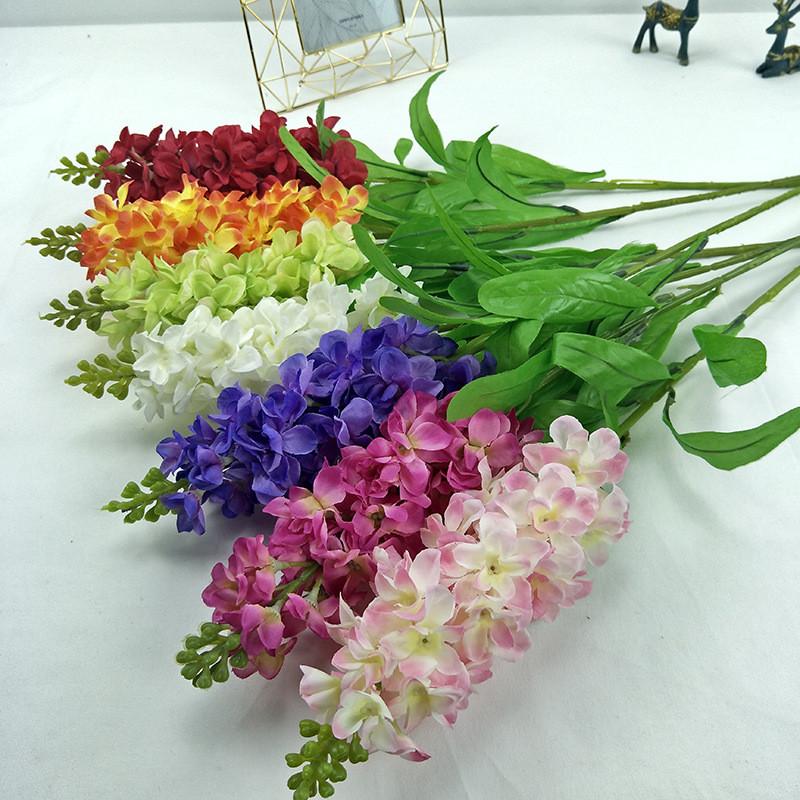 Violet Silk Luxury Floral Arrangement For Wedding Home Decoration Styling