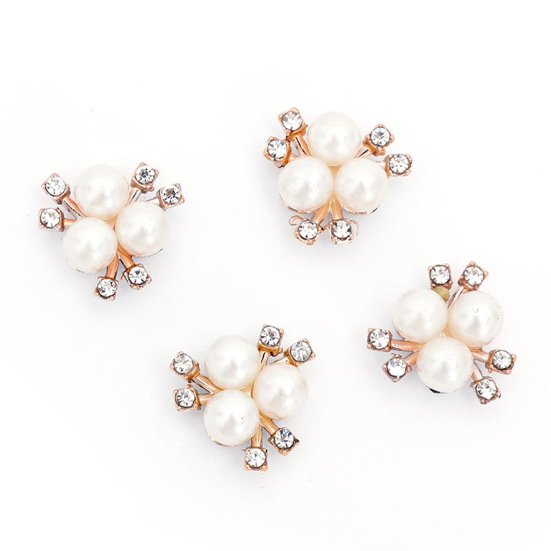 

Украшения ручной работы из жемчуга в форме тычинок и цветка в форме сердца - искусственный жемчуг, головной убор, аксессуар для волос