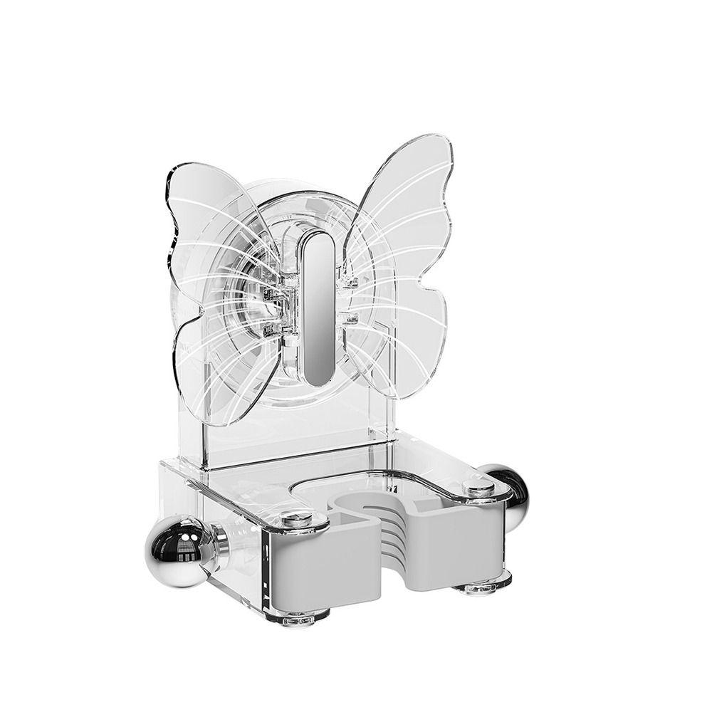 Butterfly Suction Cup Mop Clip Wall Mounted With Hook Mop Holder Space-Saving Reusable Mop Rack Hook Broom Fixed Bracket