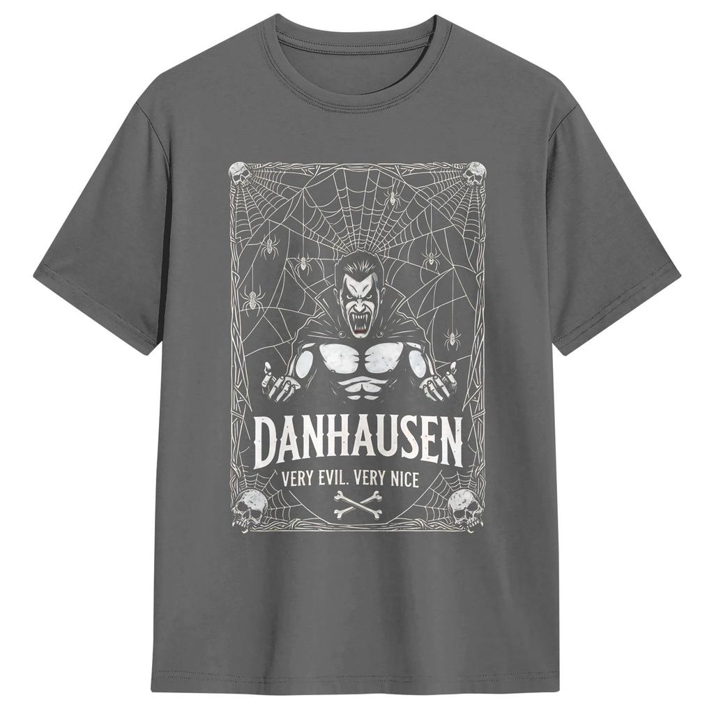 Danhausen Wrestling Retro Style Unisex T Shirt Casual Tees Short Sleeve Round Neck TShirts Cotton Graphic Printed Clothing