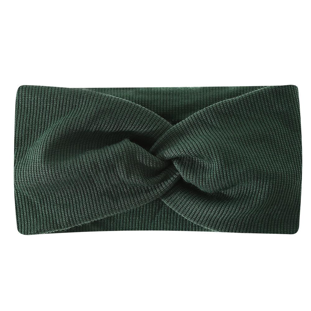 Bohemian Sports Wide Headband Threaded Cotton Cross Yoga Sports Stretch Headband