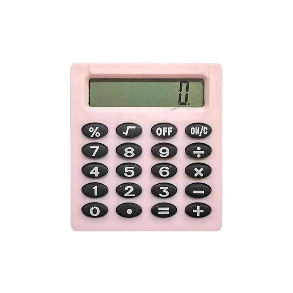 Cute Pocket Mini Calculator Handheld Pocket Type Coin Batteries Calculator Carry Extras Calculadoras School Office Calculator