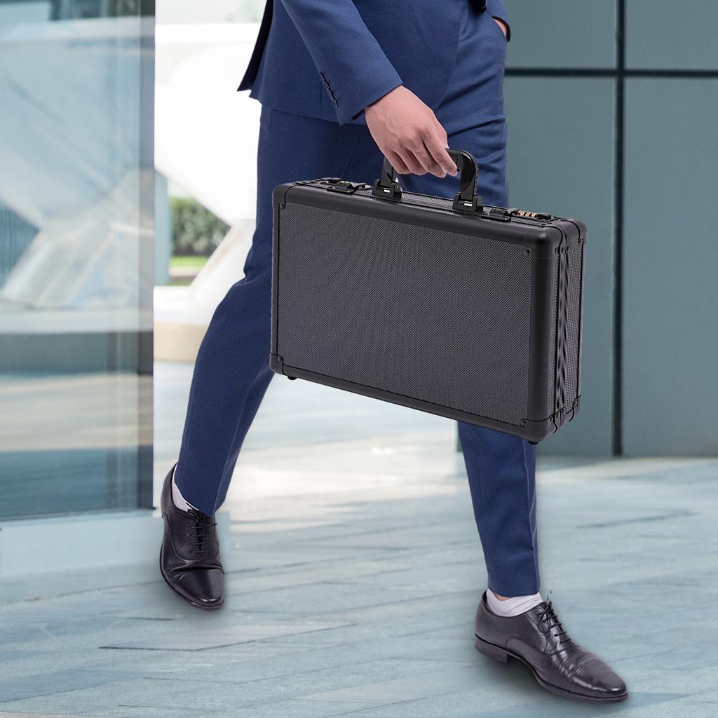 Münz-Slab Aufbewahrungsbox mit Griff, Fassungsvermögen für 50 Slabs, Aluminiumkoffer, Sichere Präsentations-Organizer für Münzsammlungen, Münzhalter