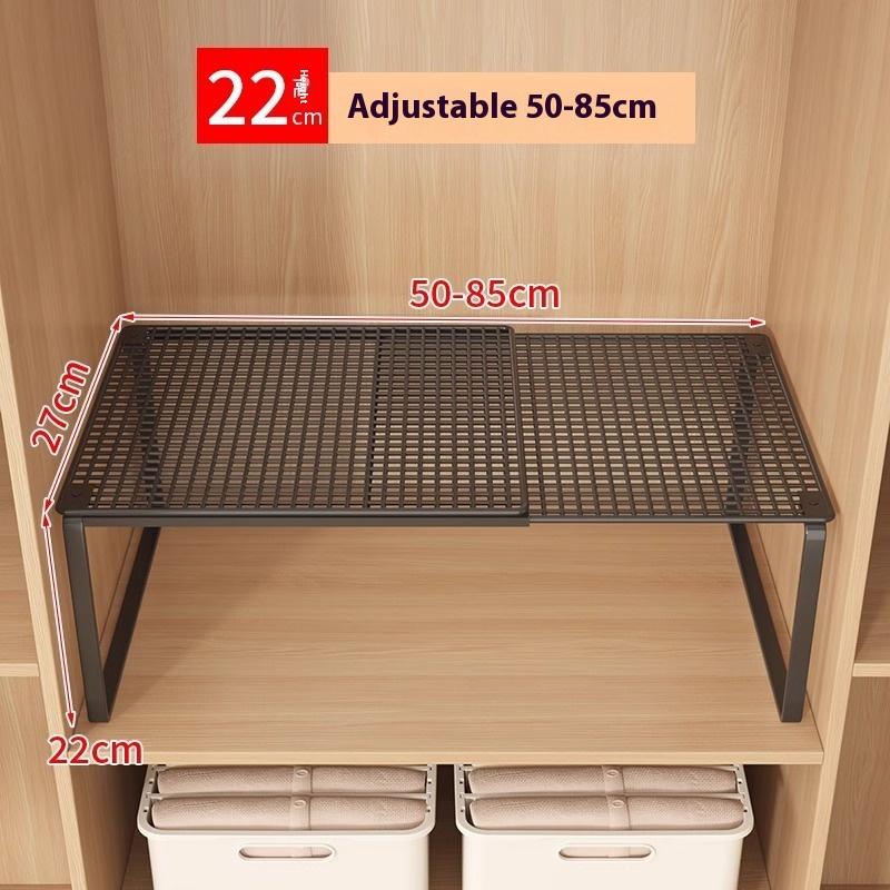 Retractable Wardrobe Storage Layered Organizer, Clothes Rack Internal Space Utilization Cabinet Pull-out Shelf, Shoe Rack