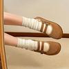 Casual fashion round head retro platform Mary Jane shoes spring and autumn with skirt French light mouth single shoes