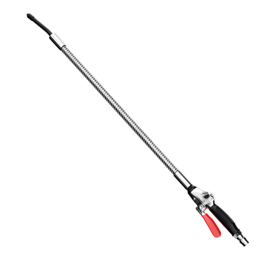 Extendable Air Blow Guns Extensible Nozzle Pneumatic Compressor Tool Antislip Rubber Handle Suitable For Various Angles