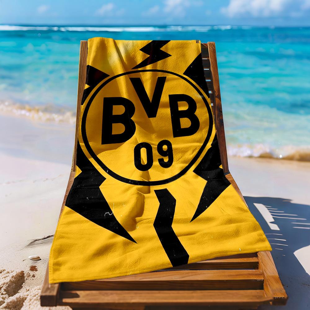 Borussia Dortmund Beach Towel Soft Durable Quickdry Comfortable Lightweight Suitable For Sports Travel Swimming Yoga Bathroom Beach And Pool