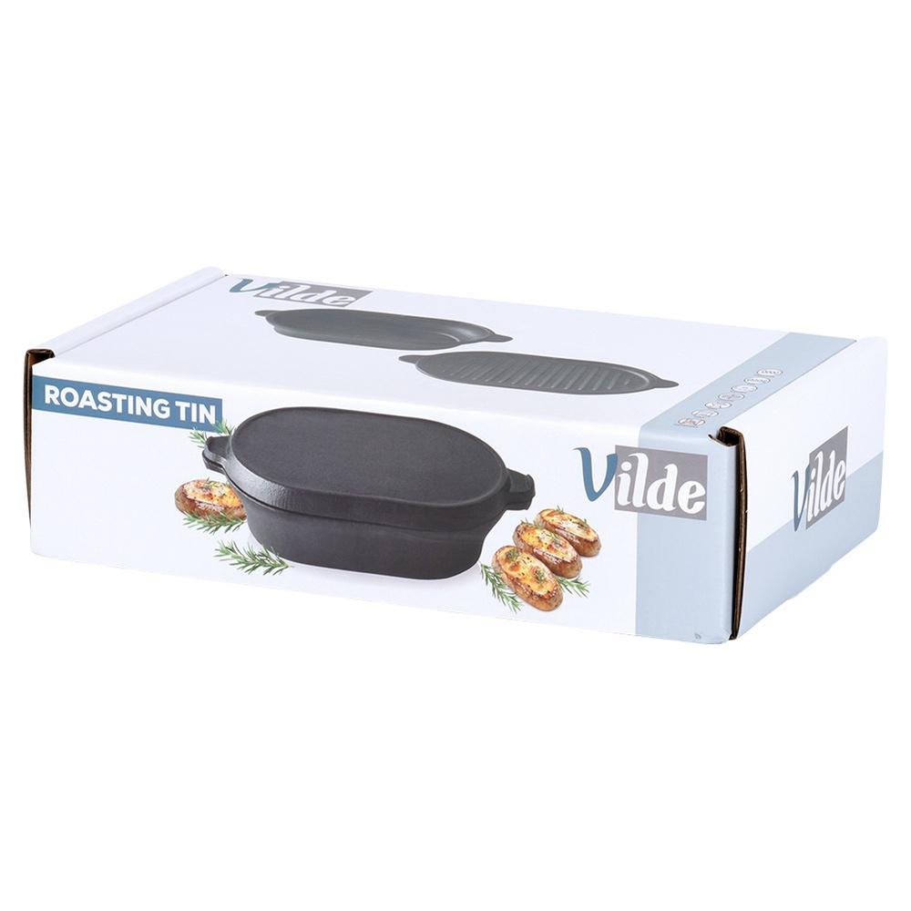 Cast Iron Roaster with Lid 2in1 CAST LINE 28x16 Cm, 1.2 L