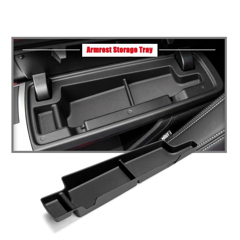 For BMW X1 U11 2023+ TPE Car Interior Organizor Storage Tray Console Cup Holder Mat Auto Accessories