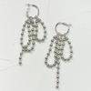 Zoena Chain Ball Layer Earrings