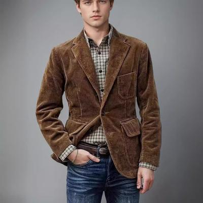Corduroy Suit Casual Jacket Men's Wear