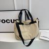 Handheld Large Capacity Casual Tote Bag for Women's  Summer Work Commuting Single Shoulder Bag Simple and Versatile Trend
