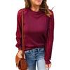 Elegant Long Sleeve T Shirt For Women With Lace Patching Polyester Splicing For Winter Wear