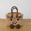 Jllycat Cute Fluffy Platinum Doll Crossbody Elf Handbag