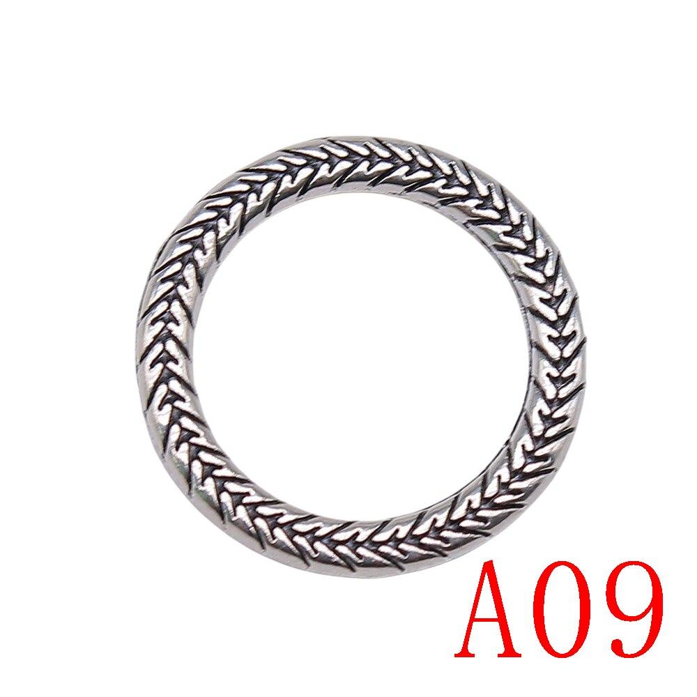 Big Circle Charms For smykker Making Accessori Decor Diy