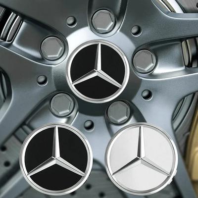4 Τεμάχια 75MM Καλύμματα Κέντρου Τροχού Αυτοκινήτου Στεφάνι AMG Για Mercedes Benz GLE GLK SLK CLA CLK W203 W204 W205 W209 W210 W211 W212