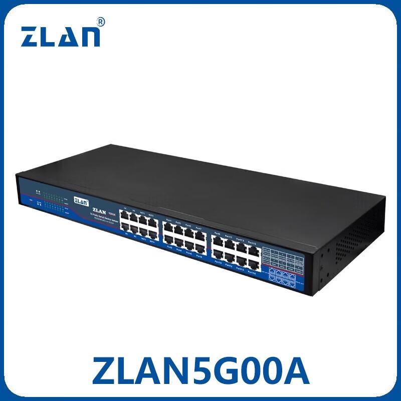 

ZLAN 5G00A Industrial 16-Port Rackmount Serial Server