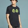 Men's Top Summer Fashion Short-sleeved Men's T-shirt Avocado Printed O-Neck Short-Sleeved Loose Casual Street Top Tees Clothing