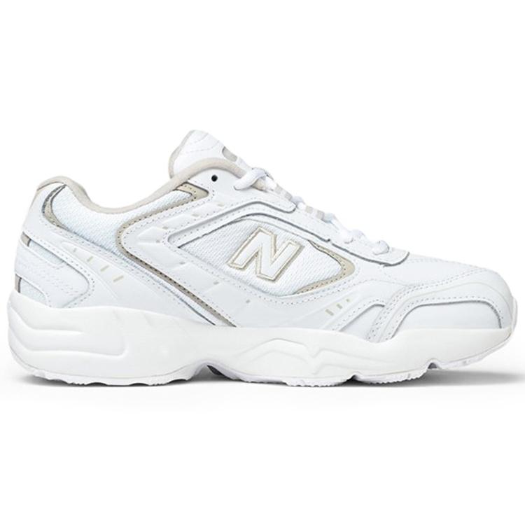 (WMNS) New Balance 452 'White Light Cliff Grey' Donna WX452SG