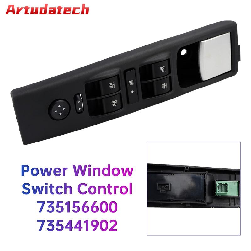 Artudatech Power Window Switch Control 735156600 735441902 for Fiat Idea 350 Car Accessories