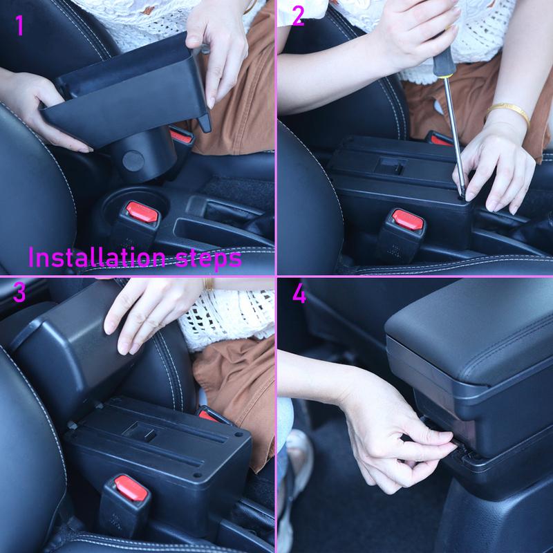 For Volkswagen Tera Armrest Box For VW TERA Car Armrest Car Accessories Interior details Retrofit parts Auto Storage Box 2025