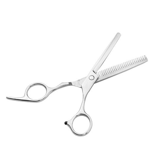 1 Set Hair Cutting Scissor Kit with Case Professional Salon Barber Stainless Steel Hairdressing Thinning Shears Comb Hair Clips Cleaning Cloth Set