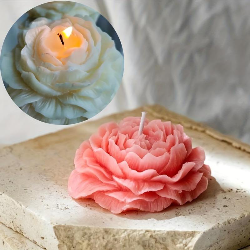 2026 New Good 3D Peony Silicone Candle Molds Aromatic Soap Resin Flower Molds for Home Decor Wedding Souvenirs Birthday Gifts